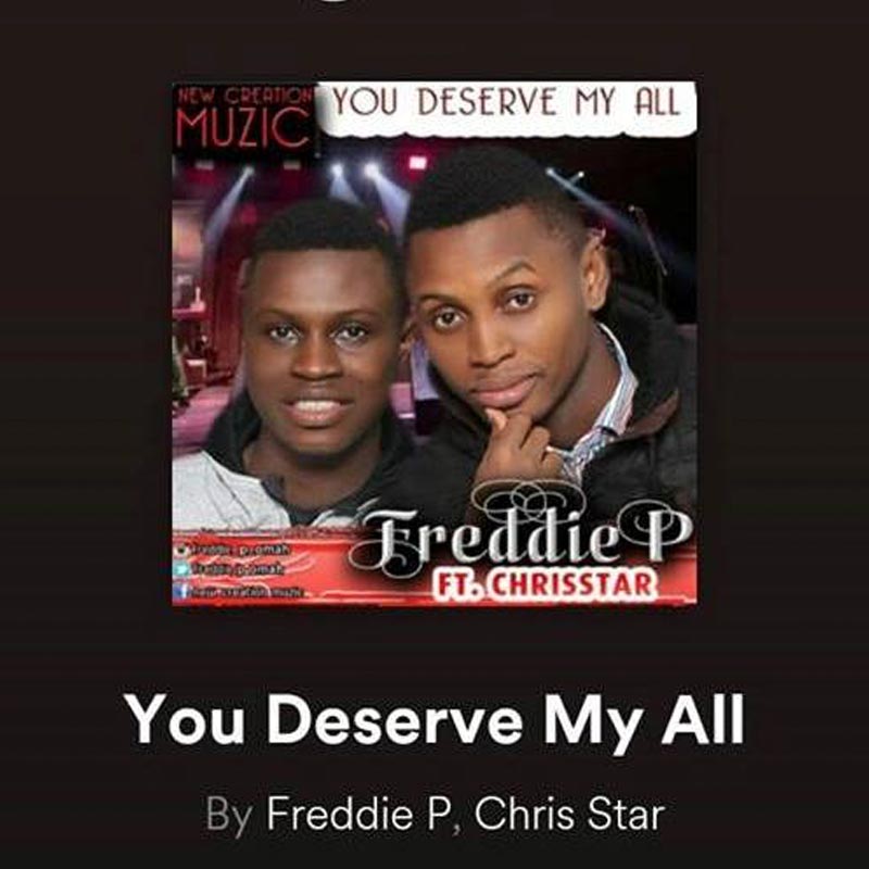 Album You Deserve My All - Freddie p